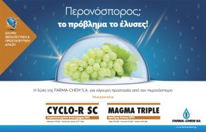 Διπλή προστασία από τον περονόσπορο της αμπέλου – H πρόταση της FARMA-CHEM S.A.