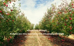 Η κλιματική αλλαγή – Ανάγκη για νέες ποικιλίες στα οπωροφόρα δέντρα