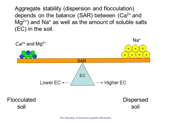 Aggregatestabilitydispersionandflocculationdependsosar