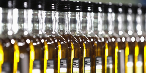 Olive oil bottles