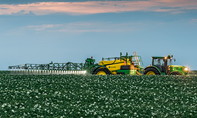 Spraying Cotton