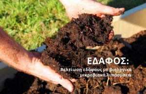 Πώς βελτιώνεται το έδαφος με τη χρήση βιολογικών – μικροβιακών λιπασμάτων
