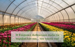 Η Ελληνική Ανθοκομία σώζει το περιβάλλον και… τον εαυτό της!